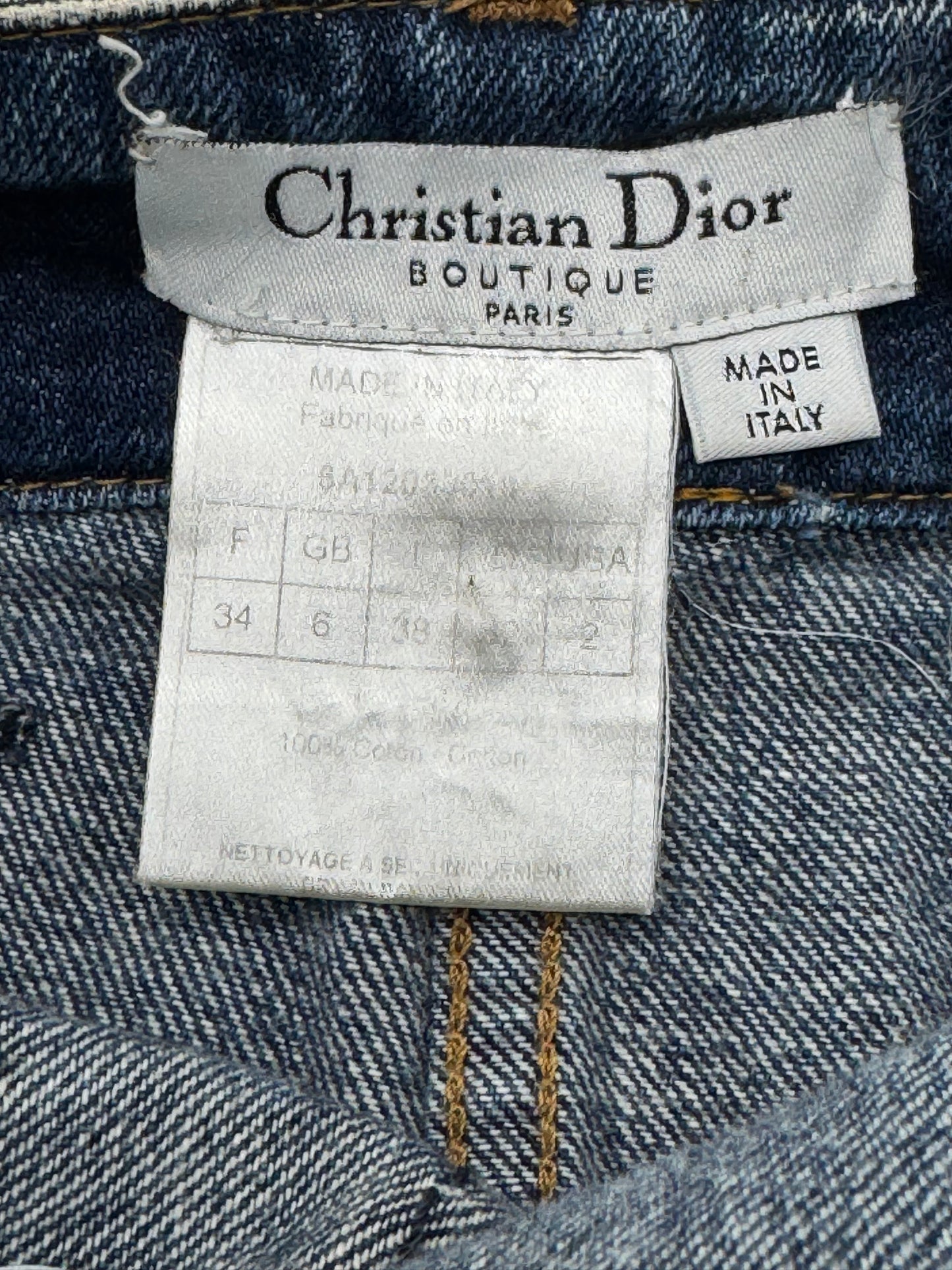 Christian Dior 2006 Denim Skirt