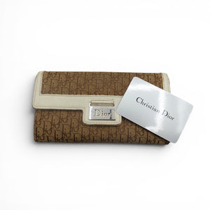 Christian Dior 2005 Diorimisso Pattern Continental Wallet