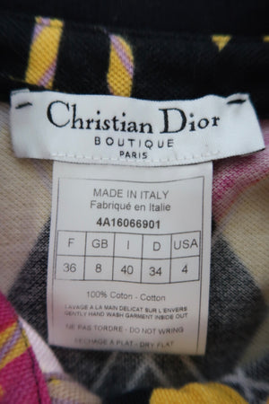 Christian Dior 2004 Argyle Polo Dress
