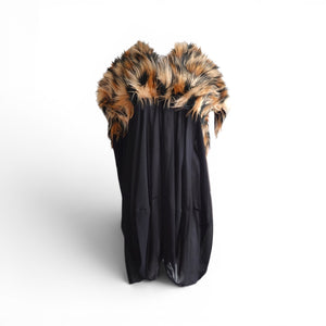 Junya Watanabe Comme Des Garçon Fall 2011 Fur Cape Docking Dress