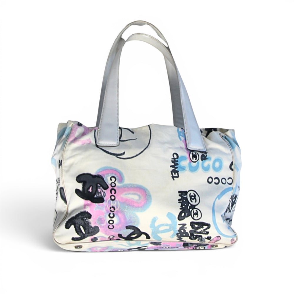 Chanel New Travel Line PM Hawaii Limited Tote Bag