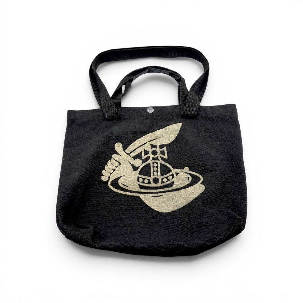 Vivienne Westwood Orb Embroidery Anglomania Tote Bag