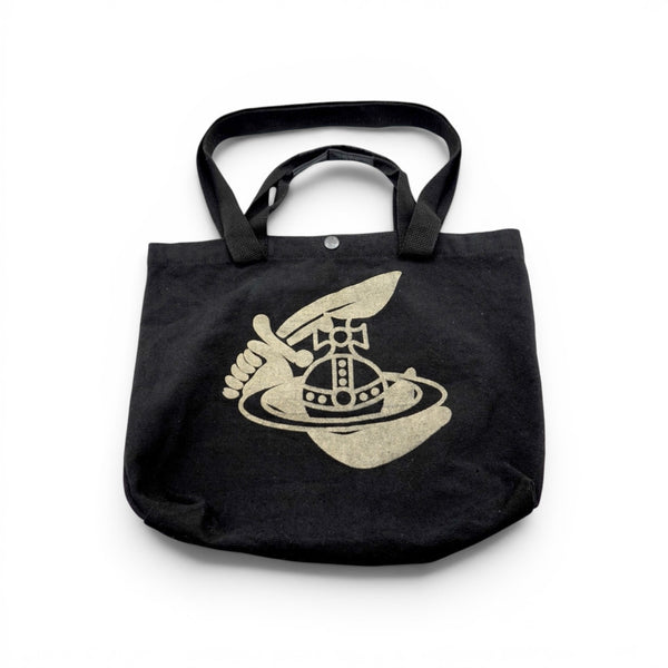Vivienne Westwood Orb Embroidery Anglomania Tote Bag