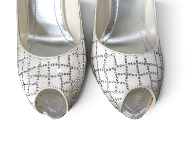 Rene Caovilla peep-toe Heels