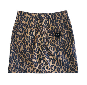 Miu Miu Leopard Mini Skirt