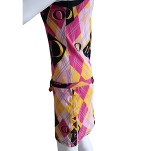 Christian Dior 2004 Argyle Polo Dress