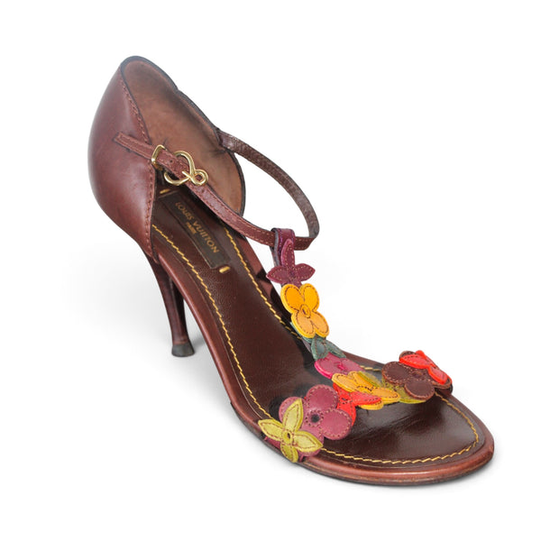 Louis Vuitton Floral Heels