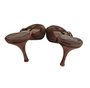 Christian Dior Camouflage Kitten Heels