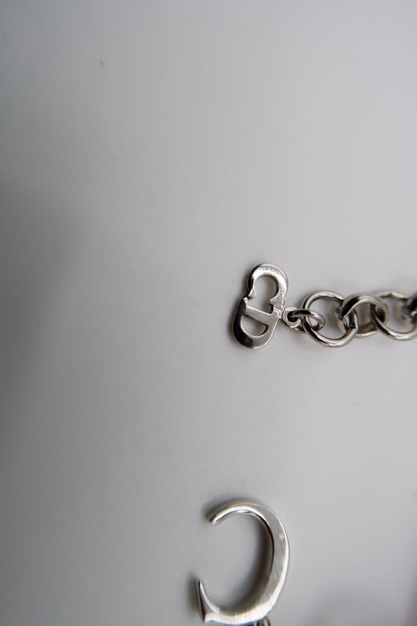 Christian Dior Ribbon Charm Choker