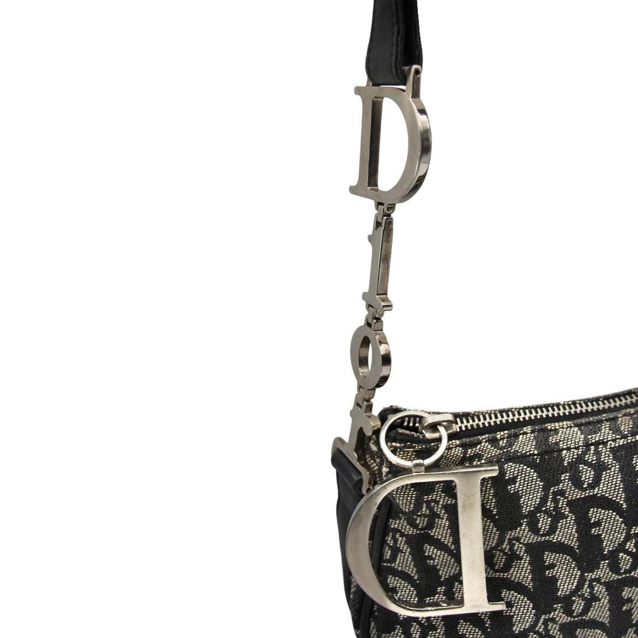 Christian Dior Charm Pochette Diorissimo Canvas Shoulder Bag