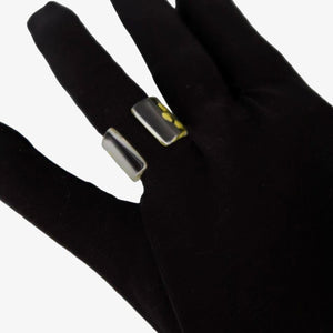 Christian Dior Lucite Yellow Resin Ring