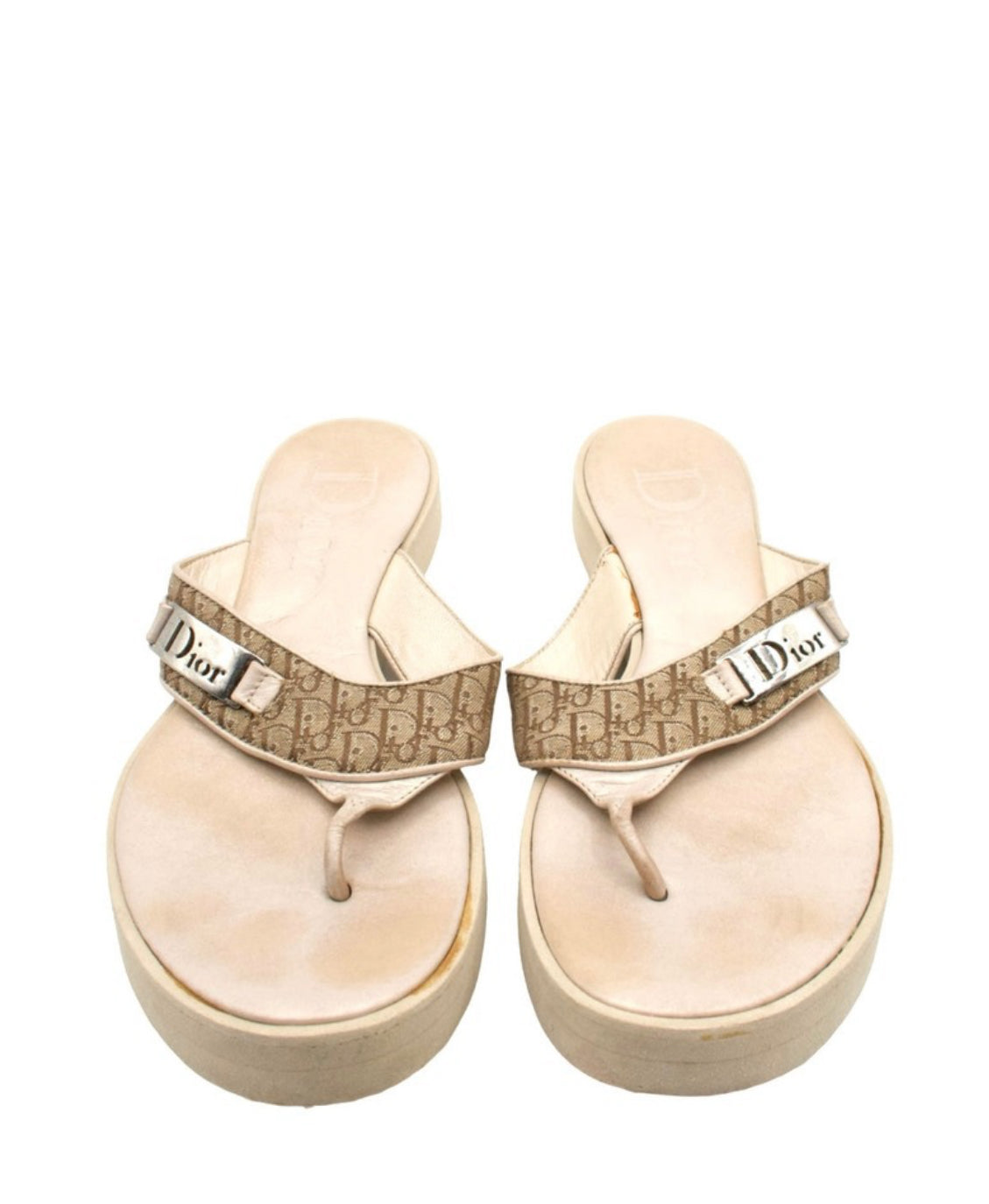 Christian Dior Spring Summer 2005 Trotter Flip-Flop Sandals