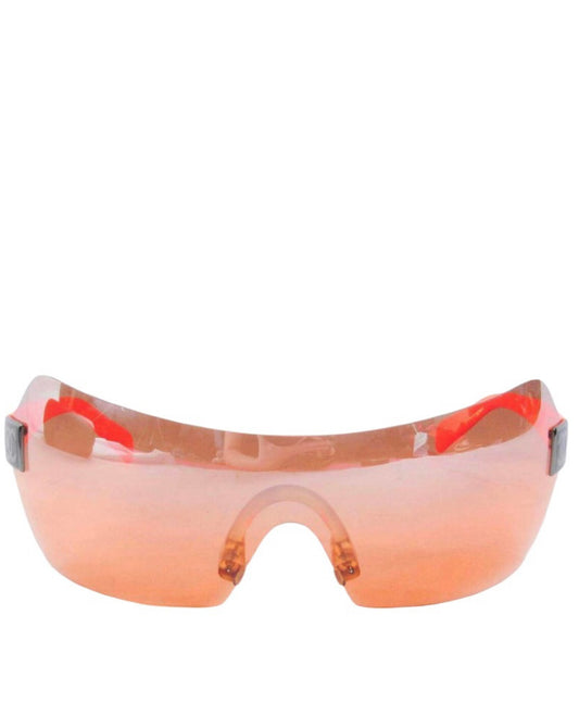 Chanel Clear Orange Rimless Sunglasses