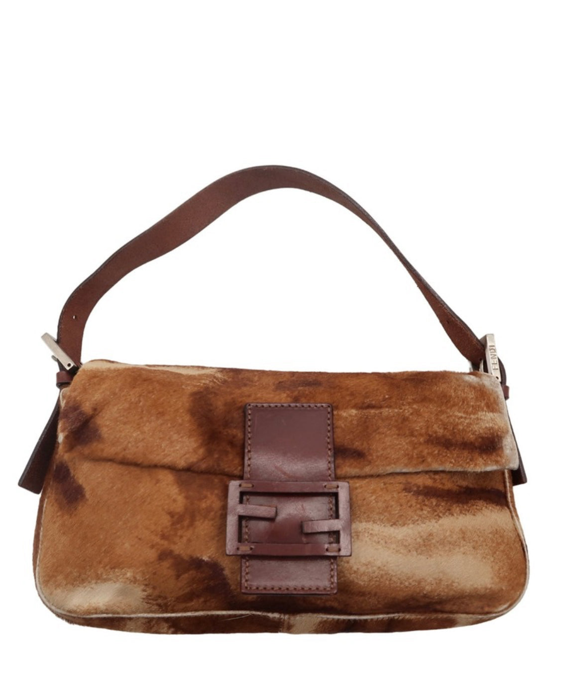 Fendi Calfskin Baguette Bag