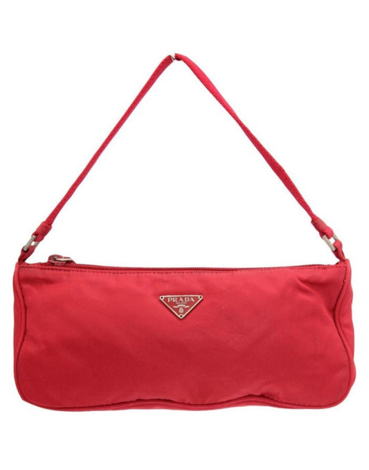 Prada Tessuto Mini Pochette Shoulder Bag