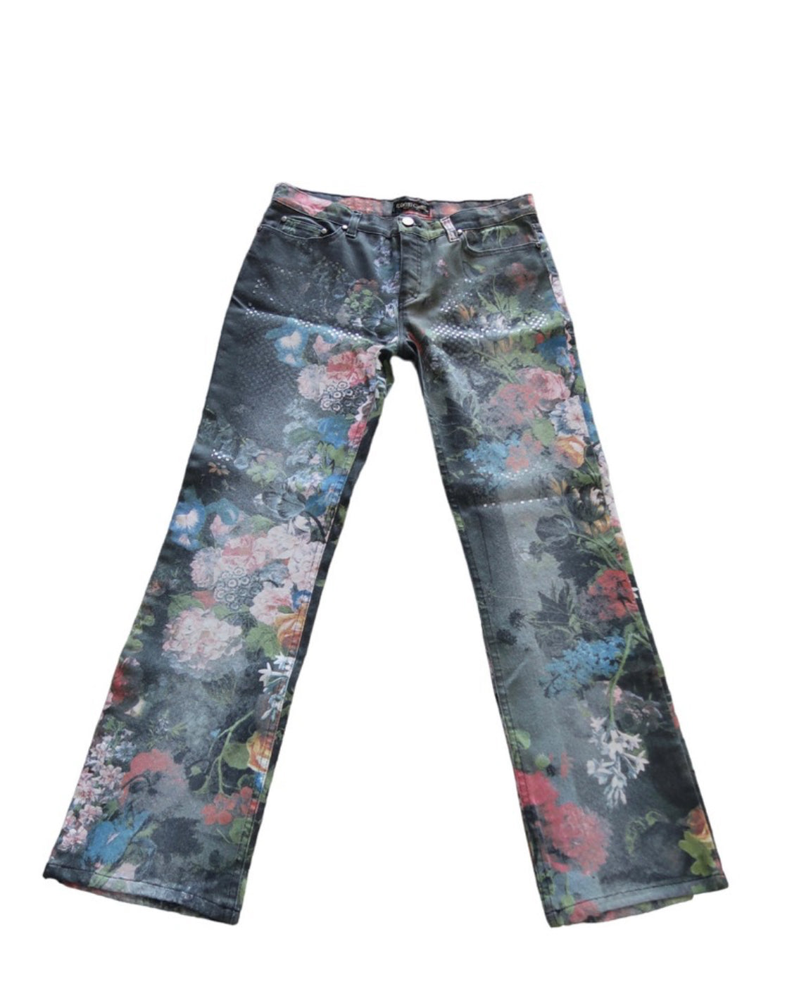 Roberto Cavalli Floral Print Pants