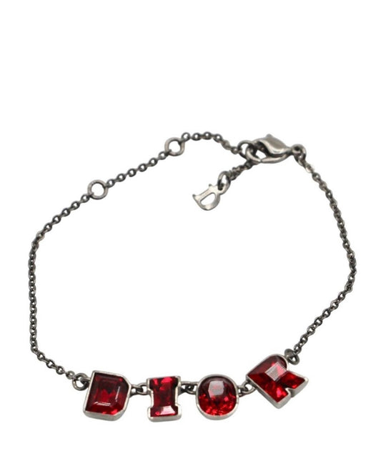 Christian Dior Red Crystal Bracelet