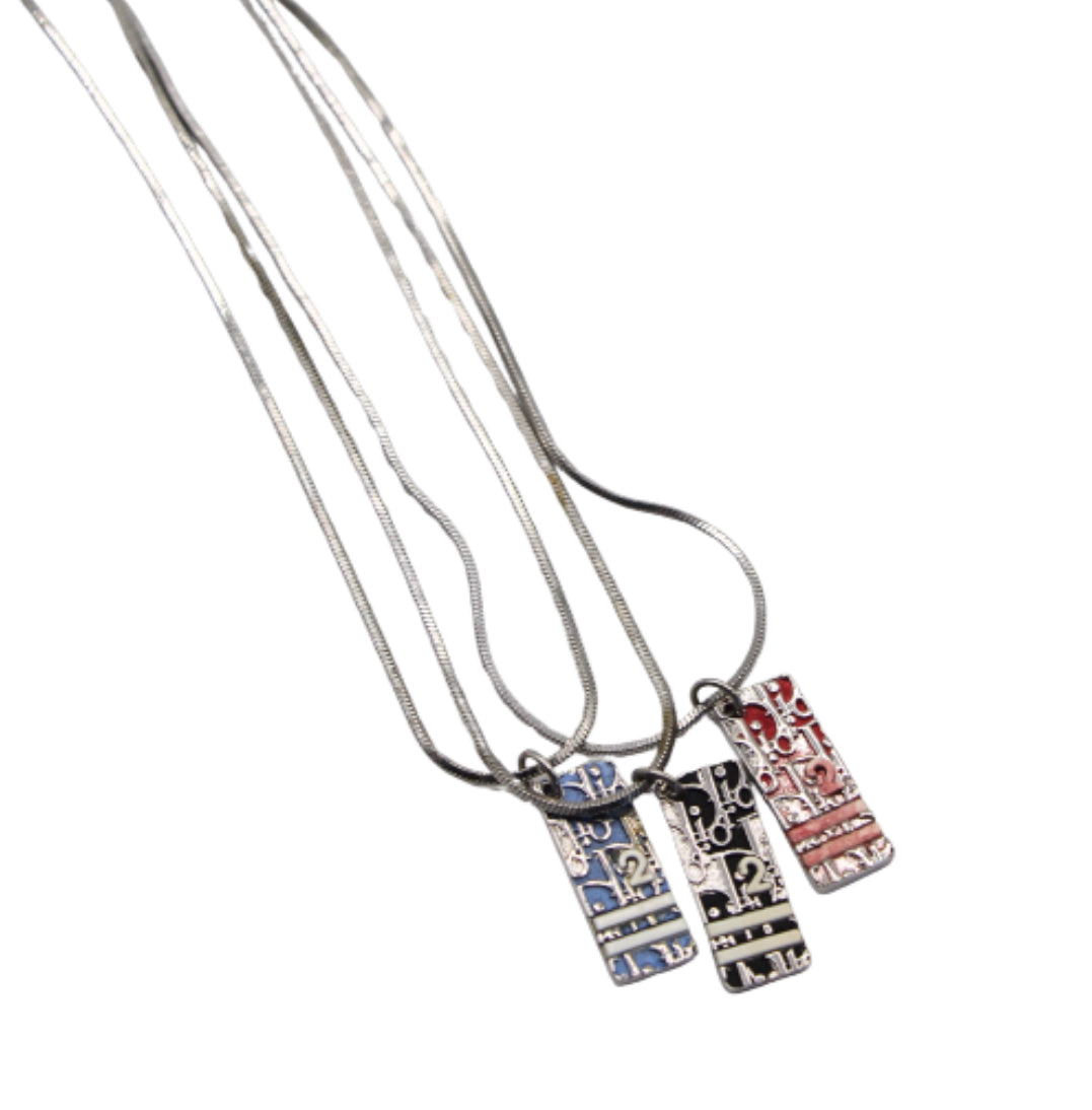 Christian Dior Varsity Trotter Necklace