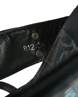 Christian Dior "Remove Before Flight"
Monogram Denim Heels
