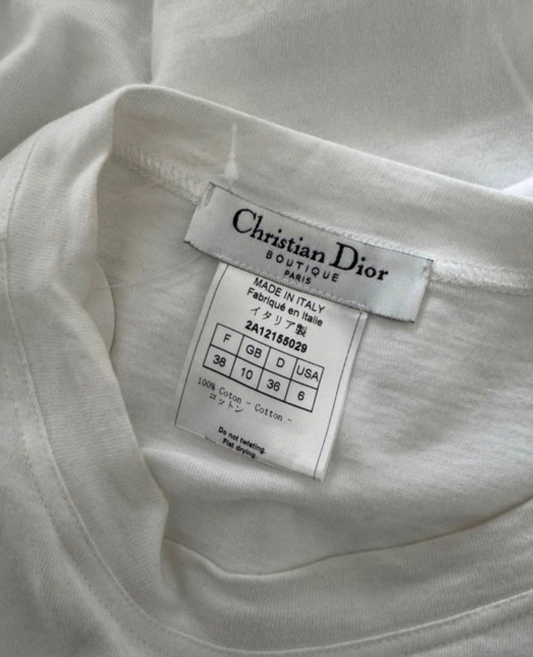 Christian Dior 2002 Summer Holiday T-Shirt