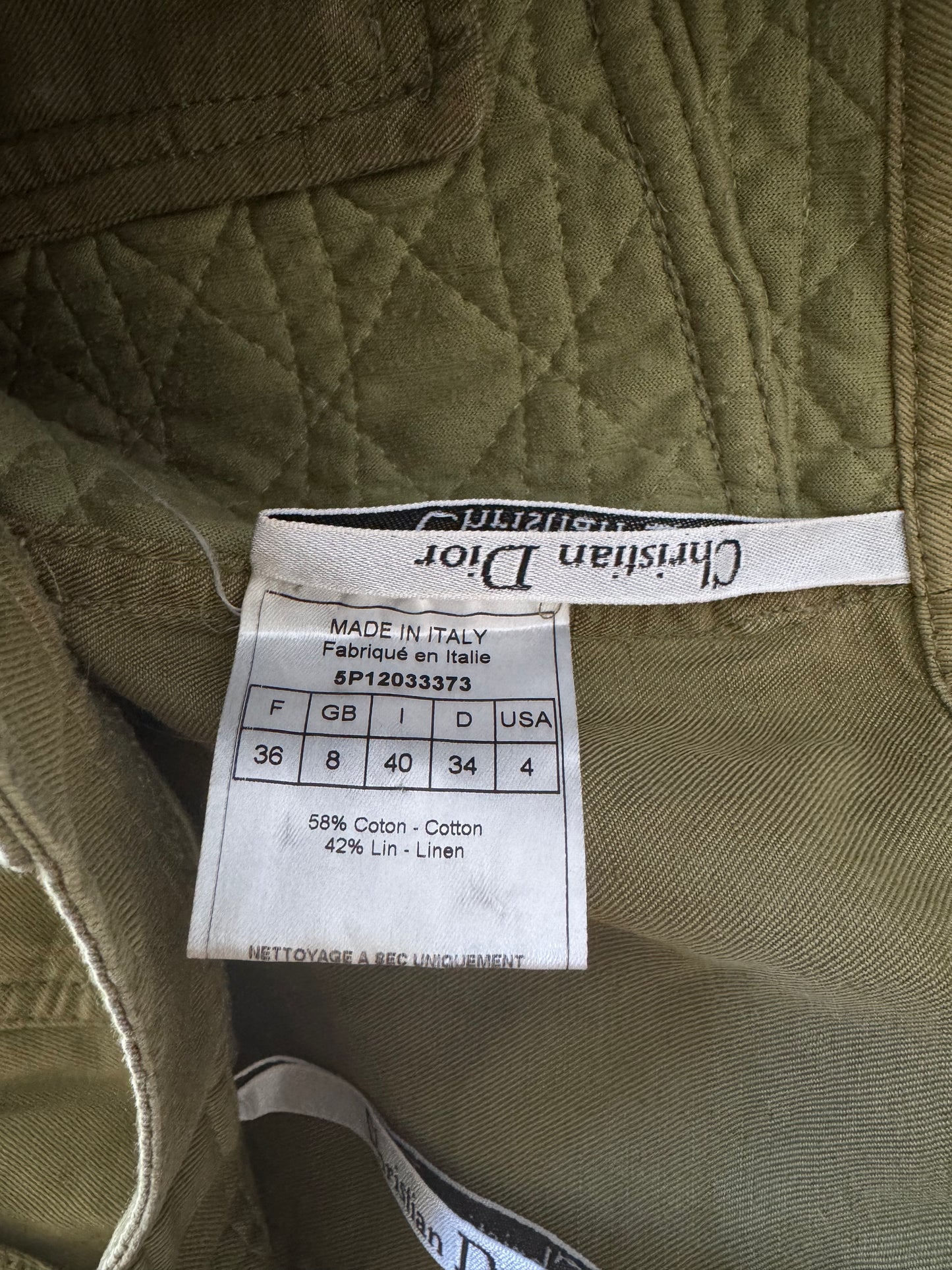 Christian Dior Rasta Skirt