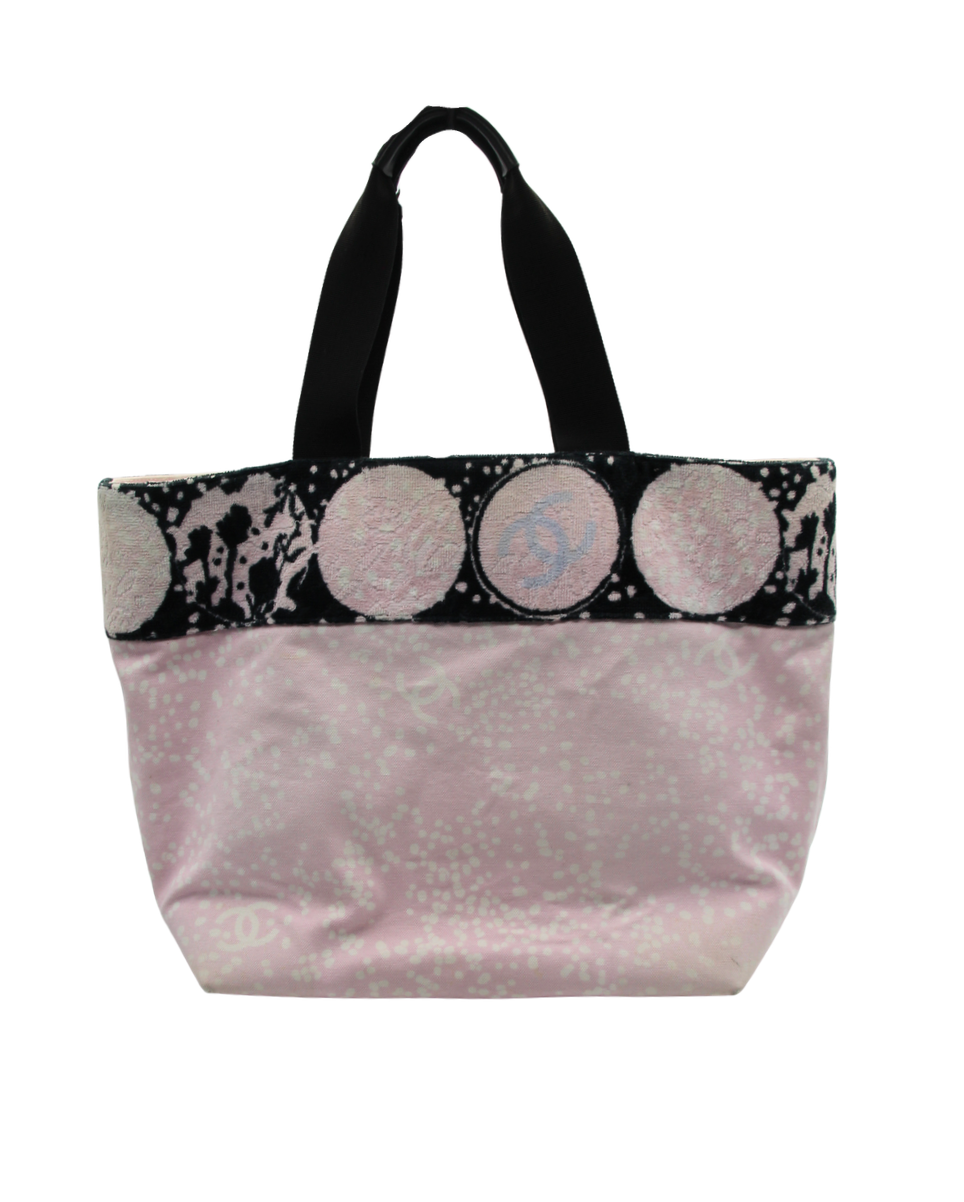 Chanel High Summer Terry Cloth Tote Bag