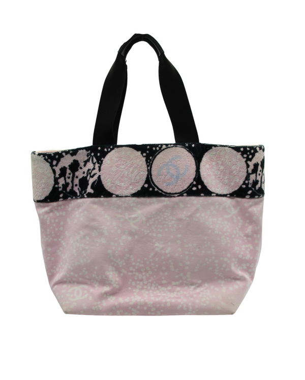 Chanel High Summer Terry Cloth Tote Bag