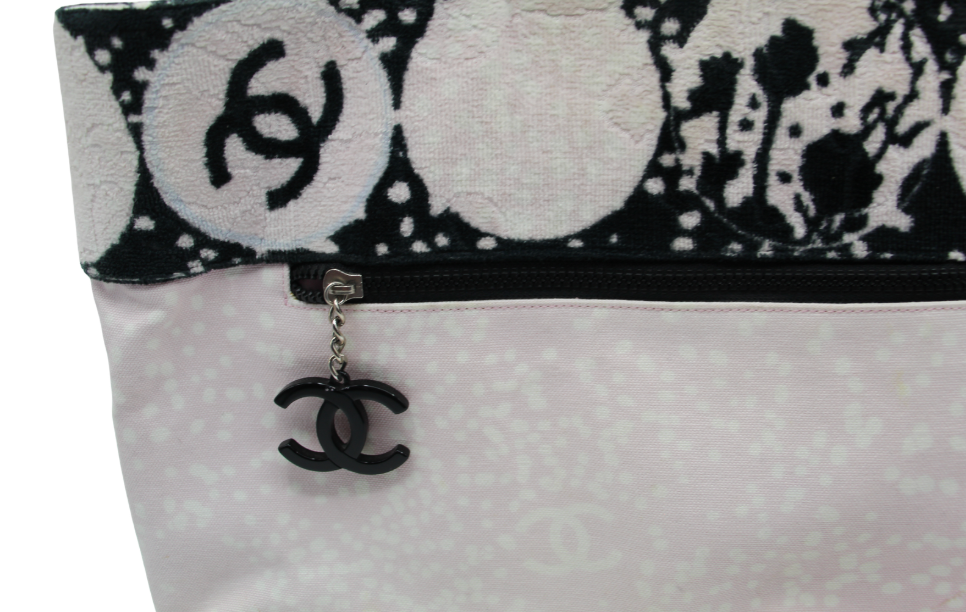 Chanel High Summer Terry Cloth Tote Bag