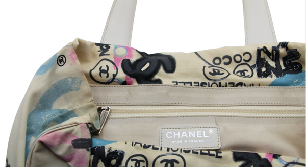 Chanel New Travel Line PM Hawaii Limited Tote Bag