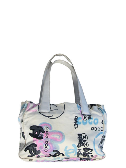 Chanel New Travel Line PM Hawaii Limited Tote Bag