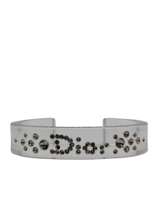 Christian Dior Lucite Cuff Bracelet