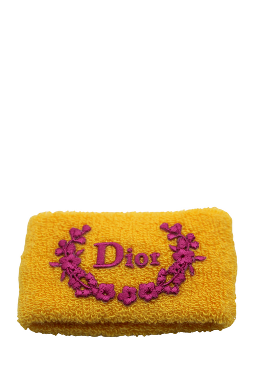 Christian Dior Terry Cloth Wristband