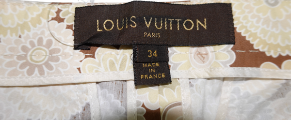 Louis Vuitton Floral Pants
