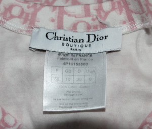 Christian Dior by John Galliano Pink Trotter Monogram Tank Top