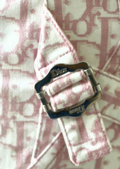 Christian Dior by John Galliano Pink Trotter Monogram Skirt