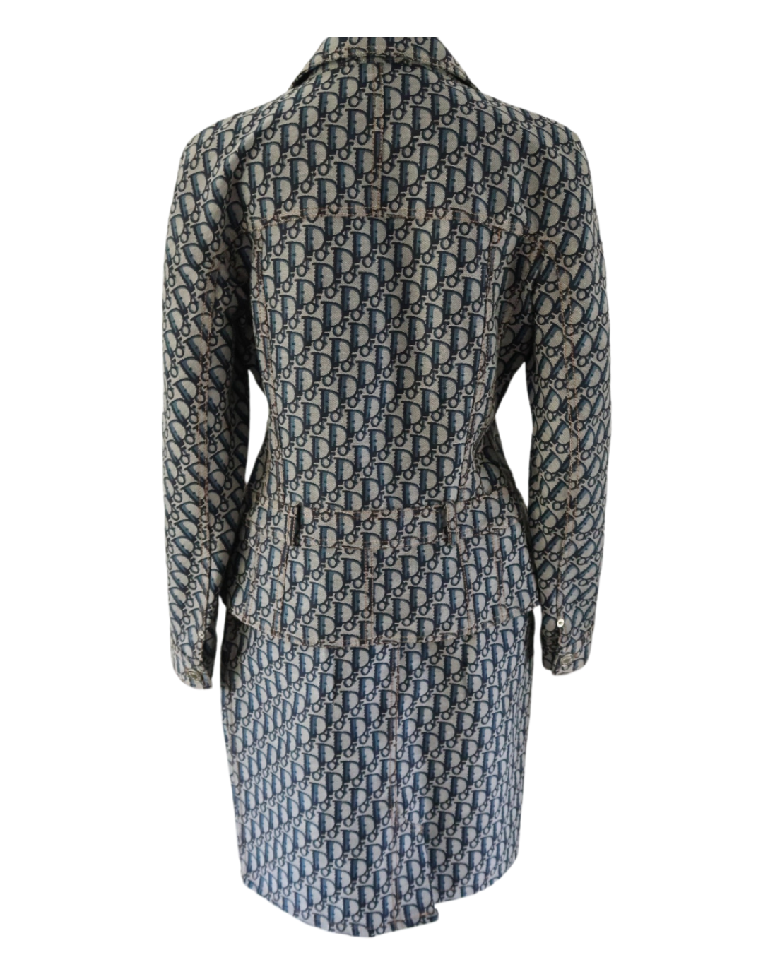 Christian Dior Trotter Monogram Jacket and Skirt Set