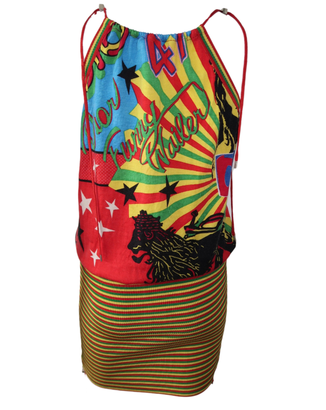 Christian Dior 2004 Rasta Mania Dress
