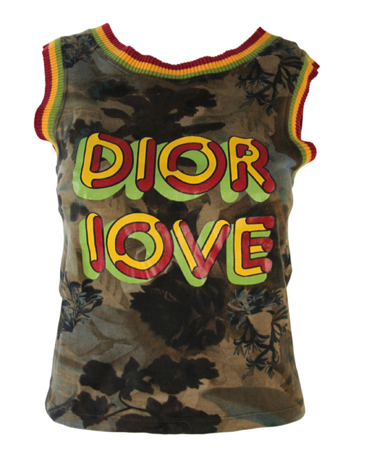 Christian Dior " Dior Love" Rasta Top