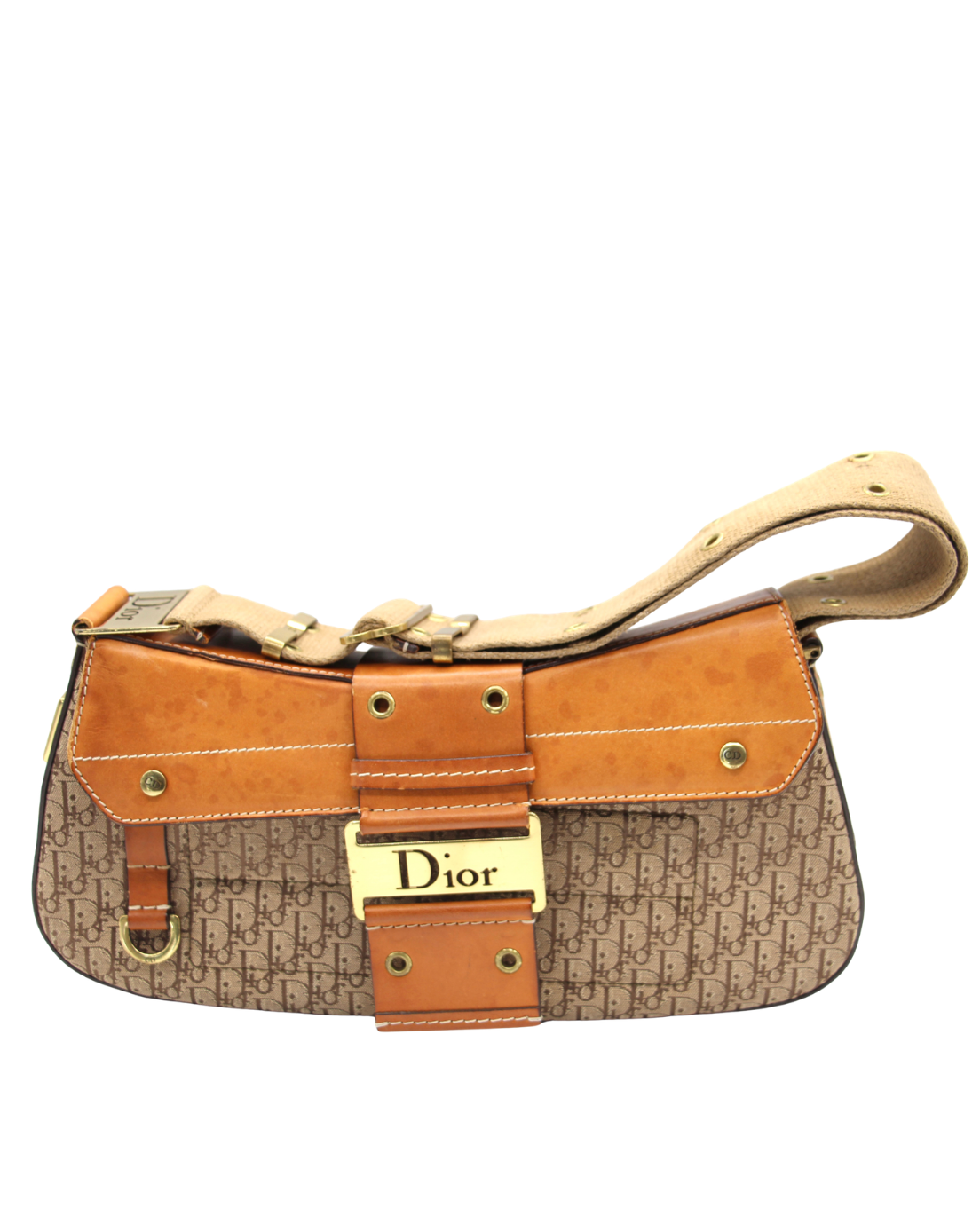 Christian Dior 2002  Leather Street Chic Columbus Bag