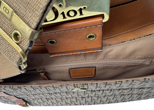 Christian Dior 2002  Leather Street Chic Columbus Bag
