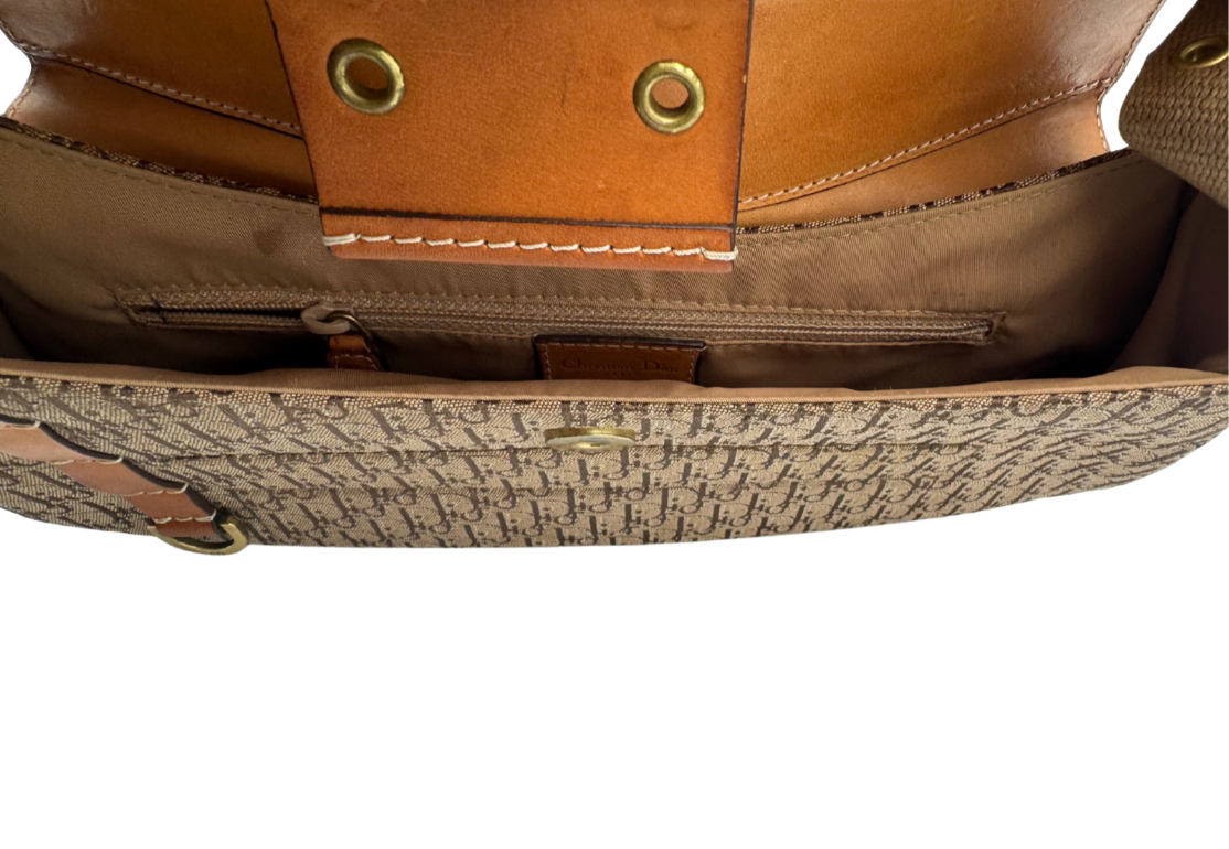 Christian Dior 2002  Leather Street Chic Columbus Bag