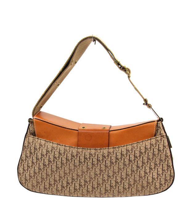 Christian Dior 2002  Leather Street Chic Columbus Bag