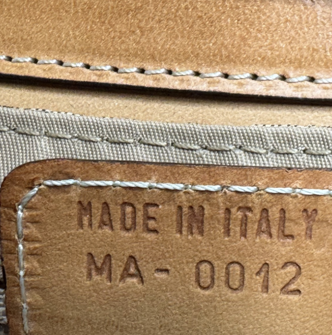 Christian Dior 2002  Leather Street Chic Columbus Bag