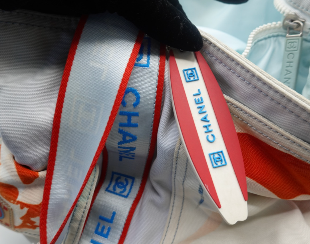 Chanel Sport Line Surf High Summer Camellia Tote Bag