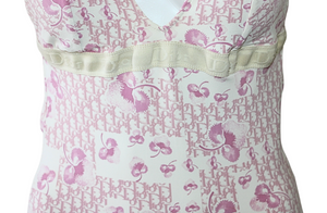 Christian Dior by John Galliano Pink Trotter Monogram One piece Swimsuit