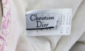 Christian Dior by John Galliano Pink Trotter Monogram One piece Swimsuit