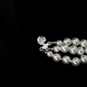 Vivienne Westwood Nana Broken Pearl Silver Tone Chocker Necklace