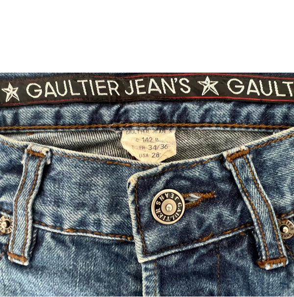 Jean Paul Gaultier Denim Skirt