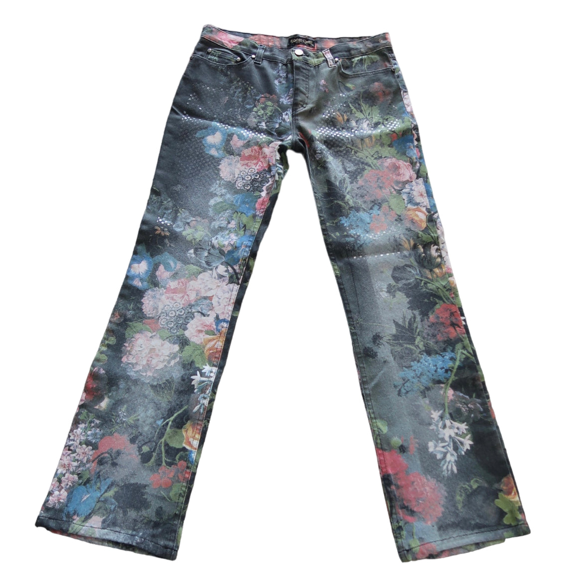 Roberto Cavalli Floral Print Pants