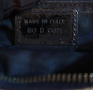 Christian Dior Miss Diorella 2001 Denim Blue Saddle Bag